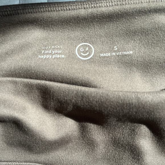 Hollister Gilly Hicks Brown Cutout Workout Leggings Size Small - Picture 6 of 6